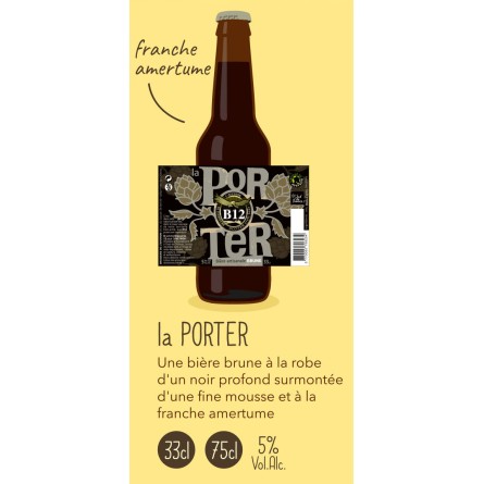 Bière de l'Aveyron B12 PORTER - 33cl