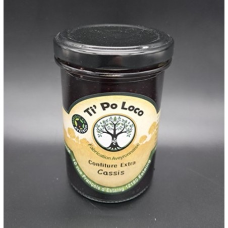 Confiture Ti'Po Loco Cassis 240g