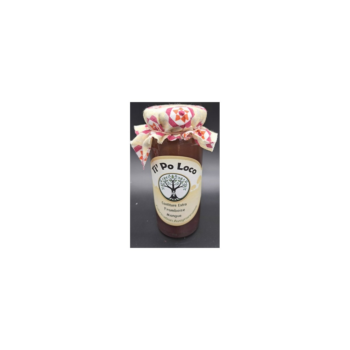 Confiture Ti'Po Loco Framboise Mangue