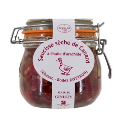 Saucisse sèche de canard à l'huile