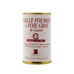 Caille fourée au foie gras de canard (190gr)