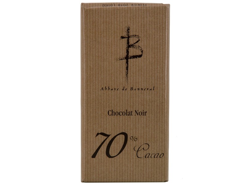 Chocolat noir 70% cacao - Abbaye de Bonneval