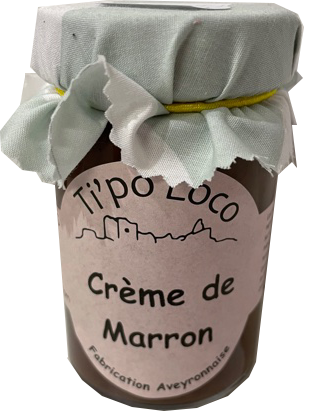 Confiture Ti'po Loco - Crème de marrons  (240g)