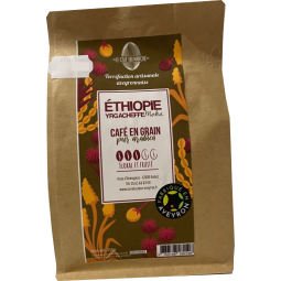 Café en grain pur arabica ETHIOPIE floral et fruité