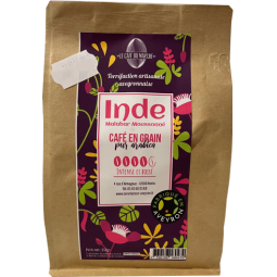 Café en grain pur arabica INDE intense et boisé