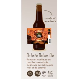 Bière ambrée 75 cl