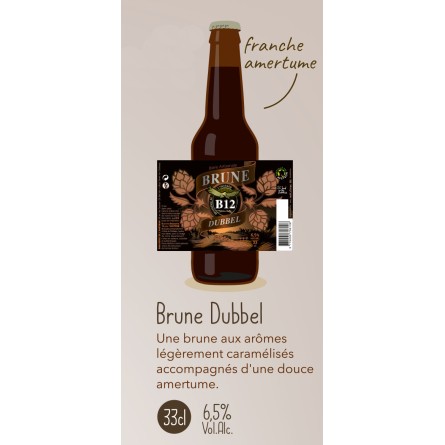 Bière B12 Brune - 33cl
