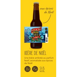 Bière B12 de Noël - 75 cl